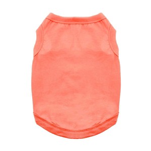 Doggie Design 100% Cotton Dog Tank - Coral - 1 of 3