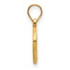 Black Bow Jewelry 14k Yellow Gold Plated Sterling Silver West Virginia Mountaineers NCAA Pendant - 2 of 4