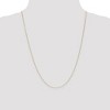 Black Bow Jewelry 0.65mm, 14k Yellow Gold, Diamond Cut Cable Chain Necklace - 2 of 4