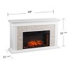 Canyon Heights Stone Electric Fireplace - SEI - 4 of 4