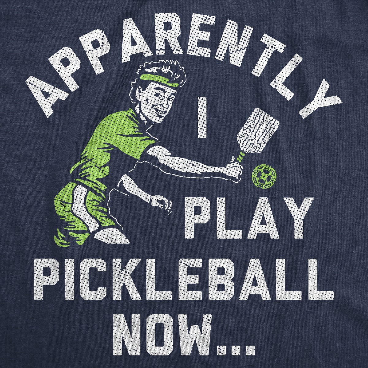 Мужские футболки Crazy Dog T-Shirts, Inc. Mens Funny T Shirts Apparently I Play Pickleball Now Sarcastic Pickle Ball Graphic Novelty Tee For Men - Crazy Dog Men's T Shirt for Pickleball L — фото 2