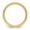 Black Bow Jewelry 2mm to 6mm 14K Yellow Gold Domed Comfort Fit Band - 2 of 4