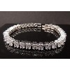 Gemma Emerald Cut Cz Tennis Bracelet Womens Ginger Lyne Collection - image 2 of 4