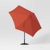 9' Round Outdoor Patio Market Umbrella with Black Pole - Threshold™ - 3 of 4