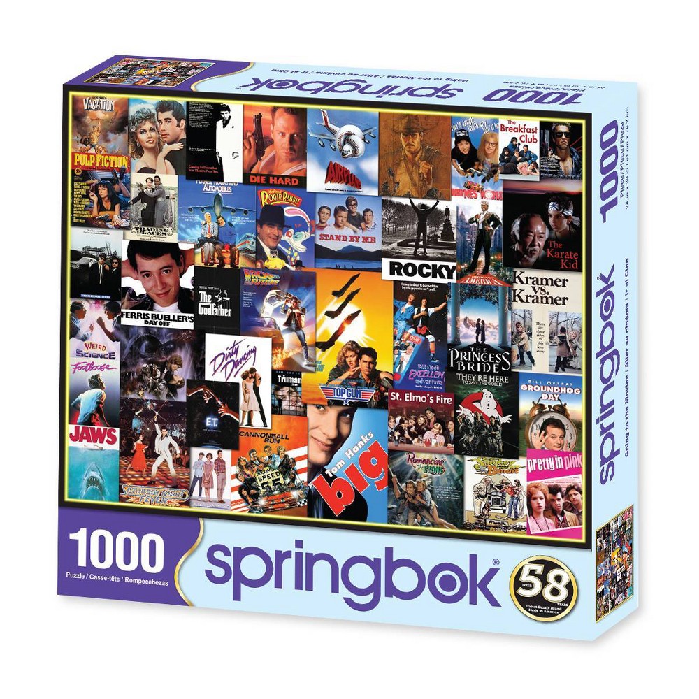 UPC 091683108893 product image for Springbok Going to the Movies Jigsaw Puzzle 1000pc | upcitemdb.com