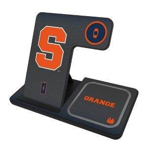 Keyscaper Syracuse University Orange Linen 15-Watt 3 in 1 Charging Station - 1 of 4