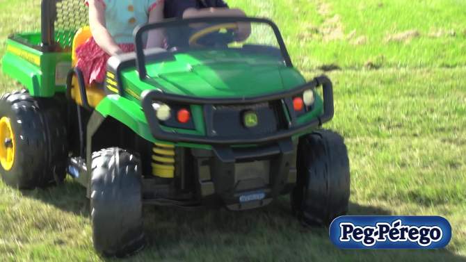 Peg Perego John Deere Gator XUV 550 - Green/Black, 2 of 8, play video