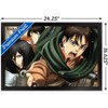 Trends International Attack on Titan: Season 2 - Intense Framed Wall Poster Prints - 3 of 4