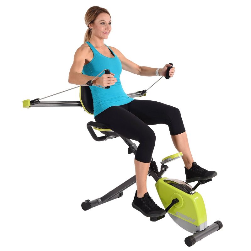 Stamina Wonder Exercise Bike with Smart Workout App, No Subscription Required with Stationary Recumbent Bike with Upper Body Cable Exercisers, 5 of 15