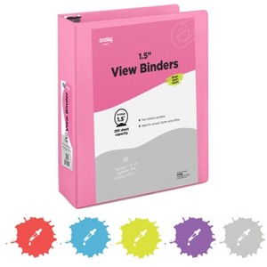 Enday 3-Ring View Binder With 2-Pockets - 1 of 4