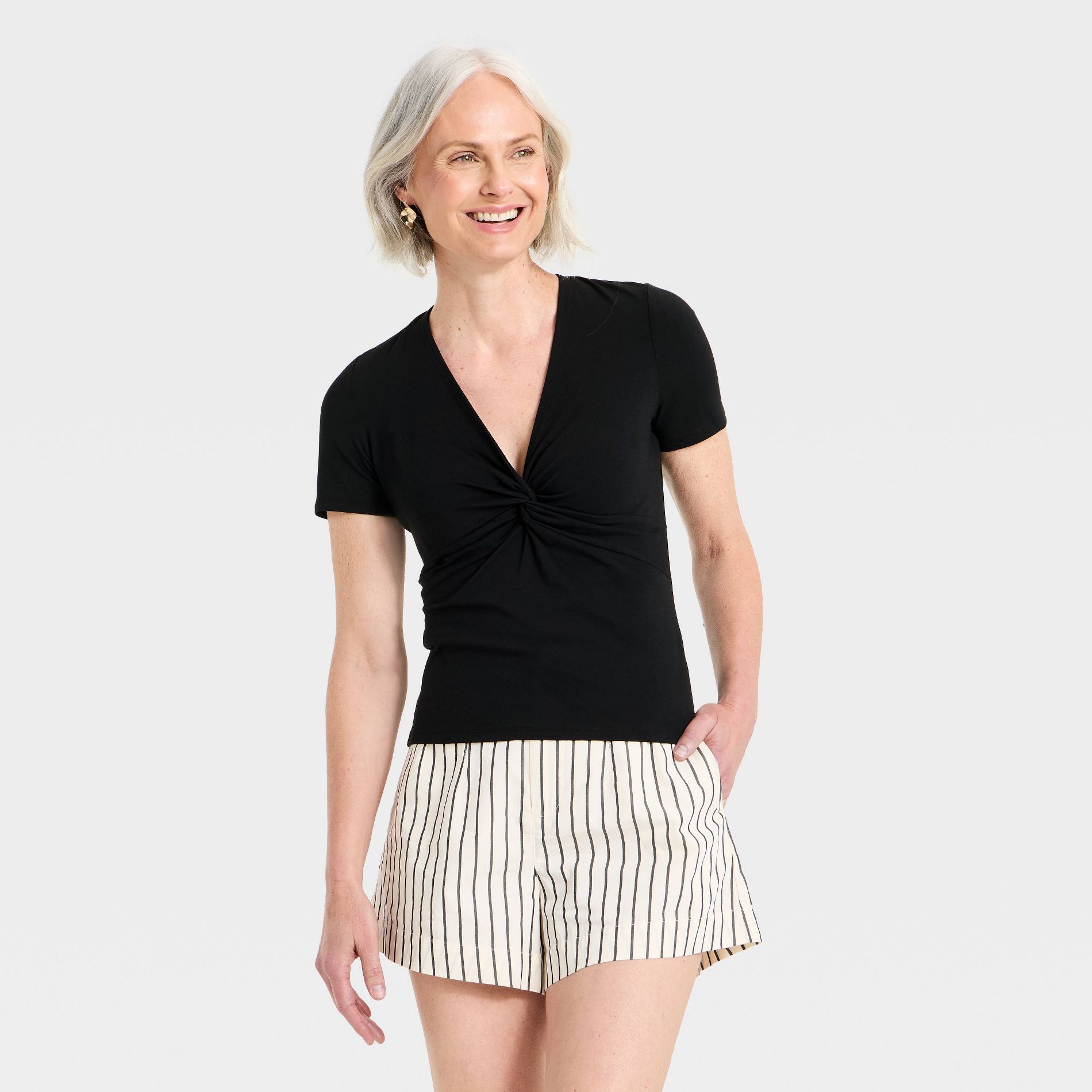 Women's Knotted Top - A New Day™