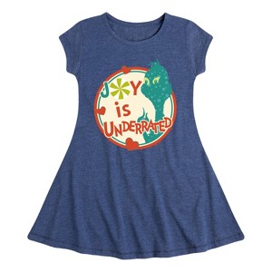 Girls' - Dr. Seuss -  Fit & Flair Cap Sleeve Dress - 1 of 3