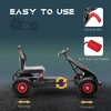 VYNXARIA Kids Pedal Go Kart Ride-on Toy£¬Go Cart Kids Car for Boys & Girls£¬Ages 5-12, Red - 2 of 4