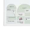 U Brands 4pc Arch Weekly Dry Erase Vinyl Planner Set Sage - 3 of 4