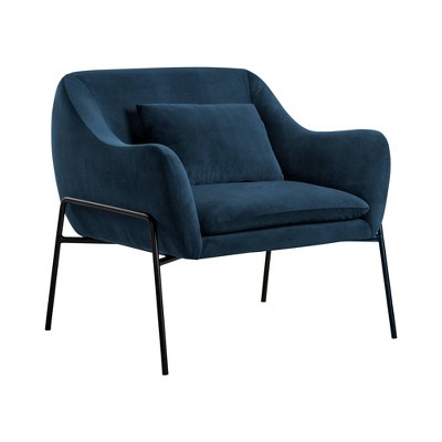 blue velvet accent chair target