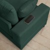 Mjkone Modern Extra-Large Corduroy Upholstered Modular Sectional Sofa Set,Deep Seat Sleeper Chair Indoor with Ottoman - 4 of 4
