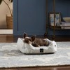 NICOLE MILLER NEW YORK PET Mod Damask Plushy Bolster Pet Bed - 2 of 4