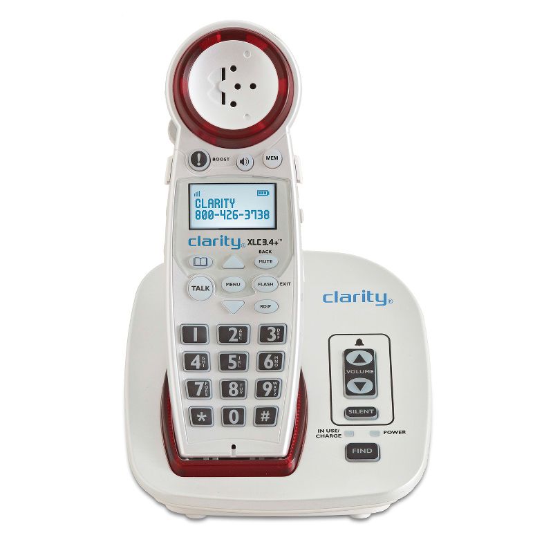 Clarity® DECT 6.0 XLC3.4 Plus Extra-Loud Big-Button Speakerphone with Talking Caller ID, 2 of 5