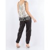 Women's Devore Burnout Print Colorblock Tank - PAPARAZZI S - 3 of 4