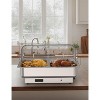 2 Pack Electric Chafing Dish Warmers with Adjustable Temperature Control, Stainless Steel Roll Top Catering Chafer Food Warmers for Catering, Parties - 4 of 4