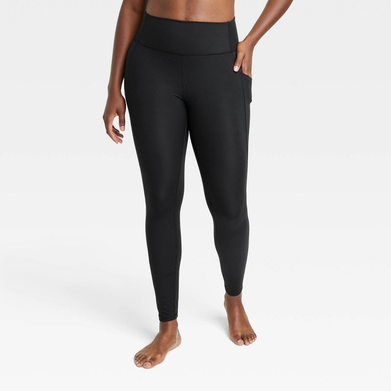 Women's Brushed Sculpt High-Rise Pocketed Leggings - All In Motion™, 4 of 7