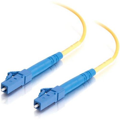 C2G-1m LC-LC 9/125 OS1 Simplex Singlemode PVC Fiber Optic Cable - Yellow - 1m LC-LC 9/125 Simplex Single Mode OS2 Fiber Cable - Yellow - 3ft