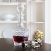 Twine Vintage Crystal Decanter - Cut Crystal Liquor Decanter for Wine, Dishwasher Safe Crystal, 26 Ounces - Set of 1 - 3 of 4