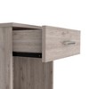 TIRAMISUBEST Light Gray Nightstand: Compact Storage Solution with Superior Top & Low Shelves for Modern Bedrooms - 4 of 4