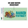 Sesame Street Raised On The Street Automotive Bumper Sticker - 2 of 4
