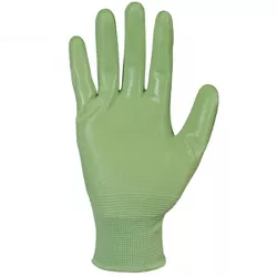 Digz Nitrile Dipped Garden Gloves Light Green