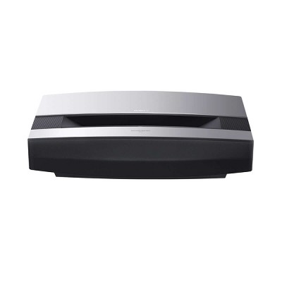 XGIMI Aura 4K UHD Projector | Ultra Short Throw Laser Projector for Home Theater, 2400 ANSI Lumens, HDR10, 60W Harman Kardon Speakers, Android TV 10.0