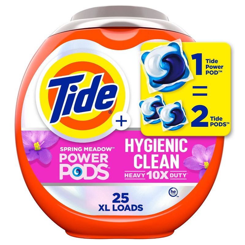 Tide Spring Meadow Hygienic Clean Heavy Duty Power Pods Laundry Detergent Soap Pacs, 1 of 13