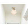 Elegant Lighting Lawrence 10 Inch Flush Mount Frosted White Shade in Satin Gold - 2 of 4