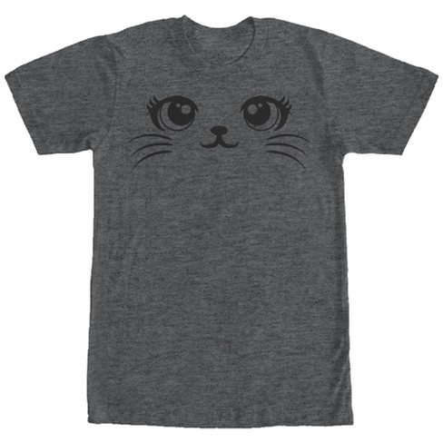 Men's Lost Gods Cute Cat Face T-shirt : Target