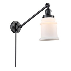 Canton - 1 Light Swing Arm Wall Sconce In Industrial Style-25 Inches Tall and 8 Inches Wide - 1 of 1