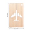 Unique Bargains Aluminium Lightweight Backpack Identifier Card Luggage Tags 4 Pcs - 2 of 4