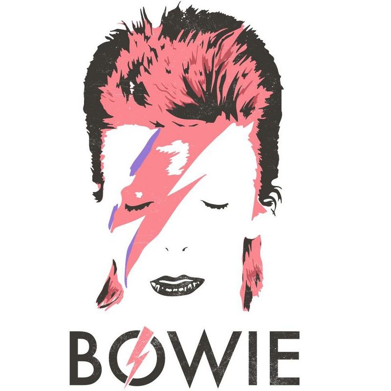 David Bowie Ziggy Stardust Portrait Art Men's White T-shirt, 2 of 3