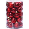 34Pcs Shatterproof Christmas Balls Ornaments Set, 2.36in Plastic Hanging Decor for Xmas Tree, Wreaths, Garlands, Holiday, Party, Wedding - 2 of 4