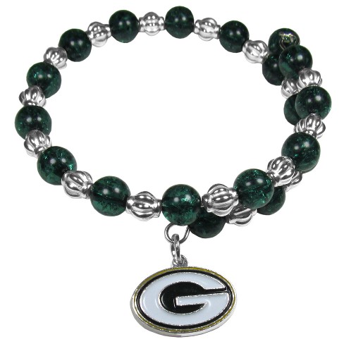 Nfl Green Bay Packers Memory Wire Snowflake Bracelet : Target