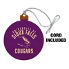University of Sioux Falls Cougars Logo Wood Christmas Tree Holiday Ornament - 2 of 4