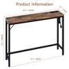 Whizmax Narrow Sofa Table, Console Table with Power Outlets & USB Ports, Industrial Entryway Table for Hallway, Living Room, Bedroom, Foyer - 2 of 4