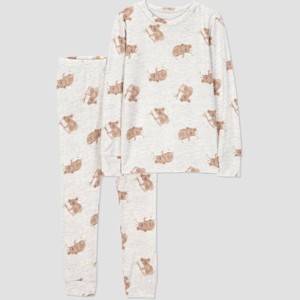 Carter's Just One You® Toddler 2pc Short Sleeve Comfy Soft Snug Fit Pajama Set - 1 of 4