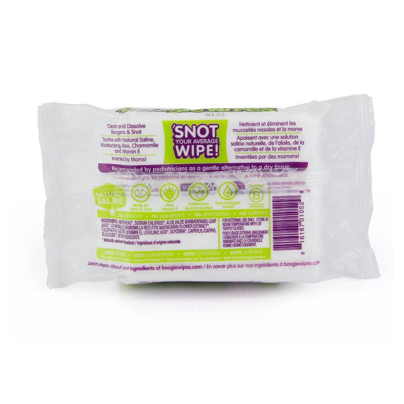 Boogie Wipes Saline Nose Wipes - 45ct, 4 of 5