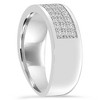 Pompeii3 1/2Ct Round Diamond Pave Wedding Anniversary Ring 10K White Gold Lab Created - 3 of 4