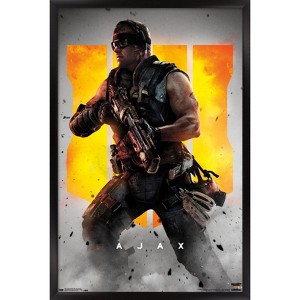 Trends International Call of Duty: Black Ops 4 - Ajax Key Art Framed Wall Poster Prints - 1 of 4