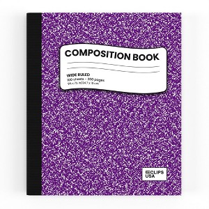 Purple Marble Composition Notebook Wide-Ruled 100 Sheets (48 Packs) - 1 of 4