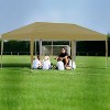GustoWave 10 X 20ft Pop-Up Canopy with 6 Removable Sidewalls for Camping - 4 of 4