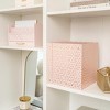 Blu Monaco Ring Binders - 1 Inch - Set of 2 - with Geometric Gold Foil Design - 2 of 4