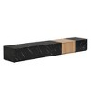 YOOCOZZ TV Stand for TVs up to 88'' with Faux Marble,Walnut Wood Grain Finish and 4 Storage Drawers - 2 of 4