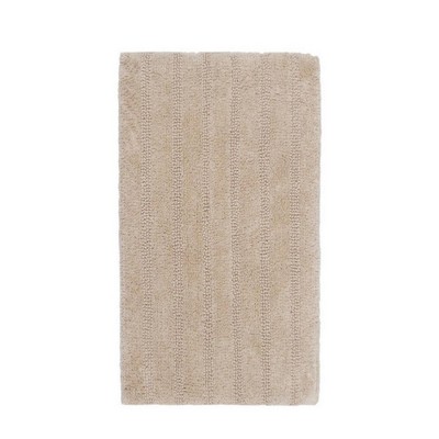 Knightsbridge Linear 220 Gsf Reversible Bath Rug 21 X 34 - Stone : Target